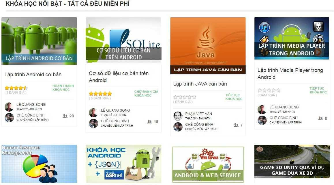 phần mềm học trực tuyến