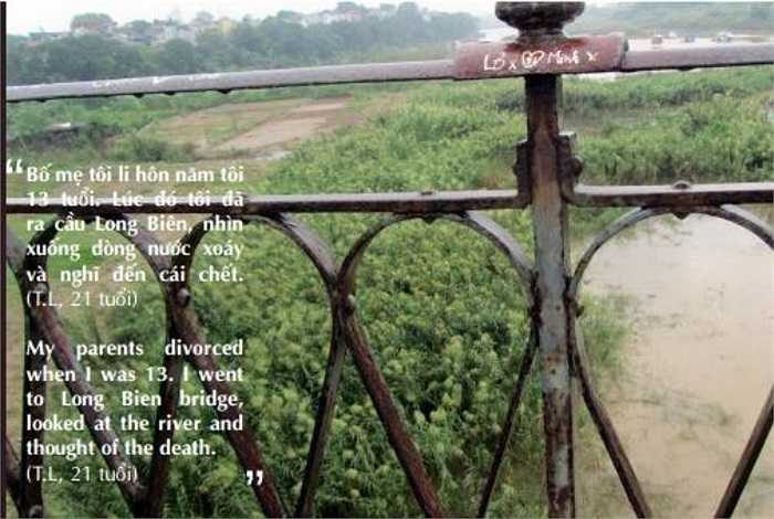 Bố mẹ tôi ly hôn năm tôi 13 tuổi. Lúc đó tôi đã ra cầu Long Biên, nhìn dòng nước xoáy và nghĩ đến cái chết...