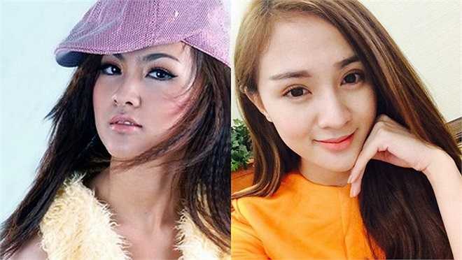 Khó ai có thể nhận ra đây chính là Kelly Tú Anh sau gần 5 năm nhiều thay đổi. Nhờ tác động của dao kéo và kỹ thuật trang điểm, gương mặt hot girl Sài thành trở nên thanh thoát, cuốn hút hơn. Ảnh: Tin 247.