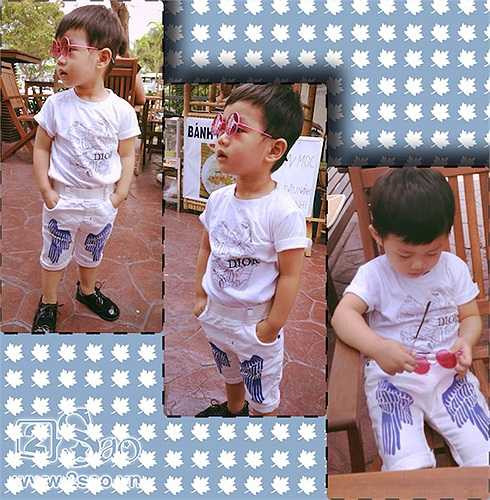 Thừa hưởng hết các nét đẹp của ba mẹ, Bé Ken kết quả tình yêu của Đăng Khôi - Thủy Anh càng lớn càng đẹp trai, đáng yêu. Nhóc tỳ cưng nhà Đăng Khôi còn có gout ăn mặc sành điệu.