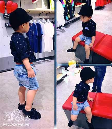 Thừa hưởng chọn lọc các nét đẹp của ba mẹ nên bé Ken hứa hẹn sẽ là hot boy trong tương lai