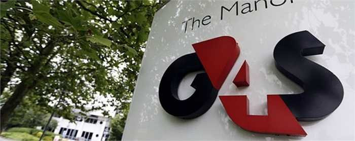 G4S plc (trụ sở: Vương quốc Anh, tổng số nhân viên: 618.000 người, doanh thu: 12,3 tỷ USD, lĩnh vực: dịch vụ bảo vệ). G4S là công ty dịch vụ an ninh lớn nhất thế giới, hoạt động tại 120 quốc gia. 