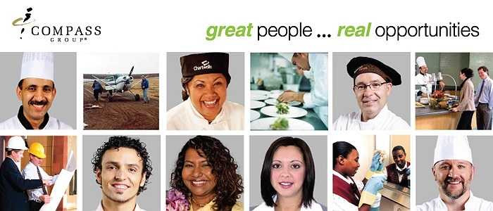 Compass Group plc (trụ sở: Vương quốc Anh, tổng số nhân viên: 506.699 người, doanh thu: 28,4 tỷ USD, lĩnh vực: dịch vụ thực phẩm). Compass Group là công ty dịch vụ thực phẩm hoạt động tại 50 quốc gia. 