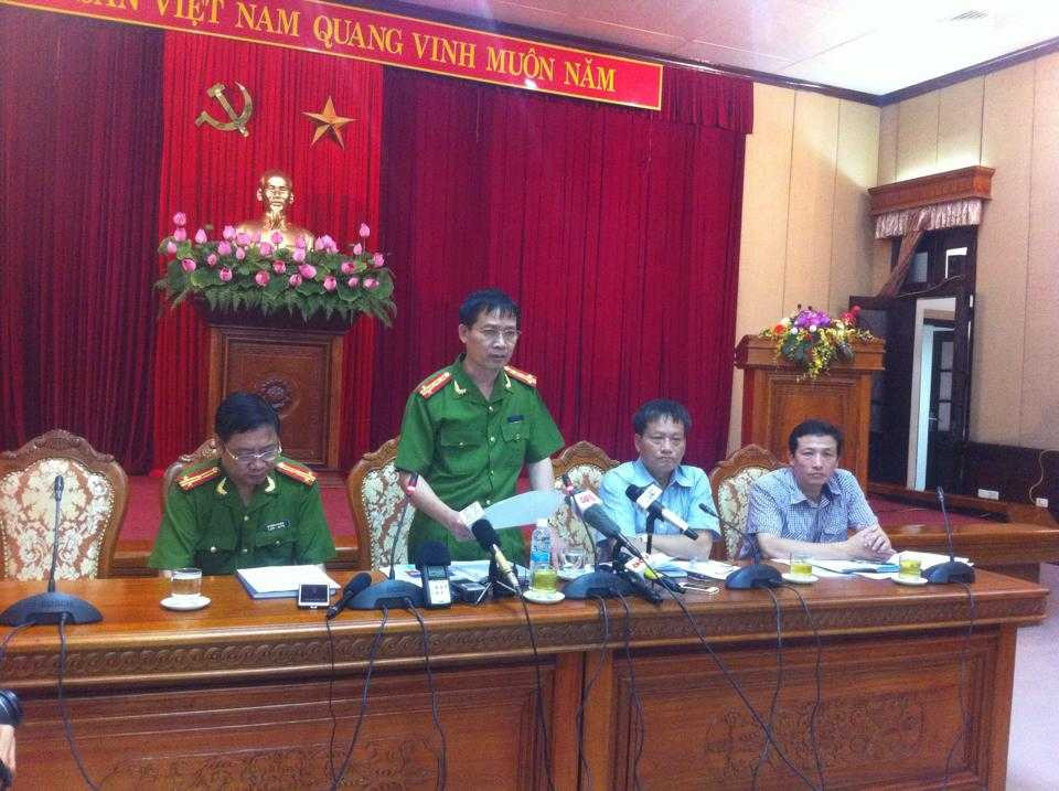 Hà Nội họp báo thông tin vụ bắt kẻ khống chế con tin