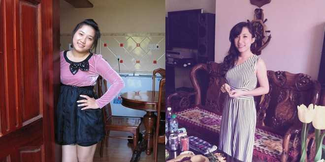 Cô gái Việt giảm gần 40kg để mặc vừa váy cưới