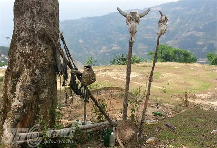 Ngôi mộ nào treo nhiều sọ trâu, chứng tỏ con cháu của người nằm xuống giàu có, thịnh vượng. Nghi lễ hiến trâu cho người chết của người La Chí quả vô cùng tốn kém.