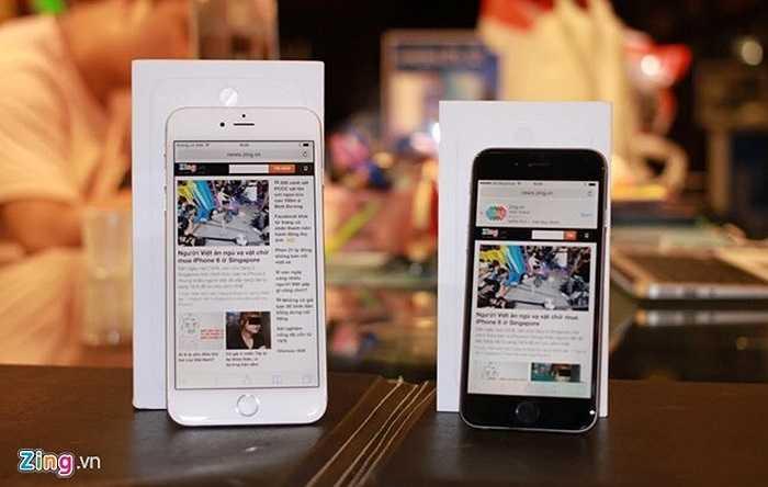  Theo đơn vị đưa hai chiếc iPhone 6 đầu tiên về Việt Nam, máy vẫn chưa thông báo giá bán chính thức.