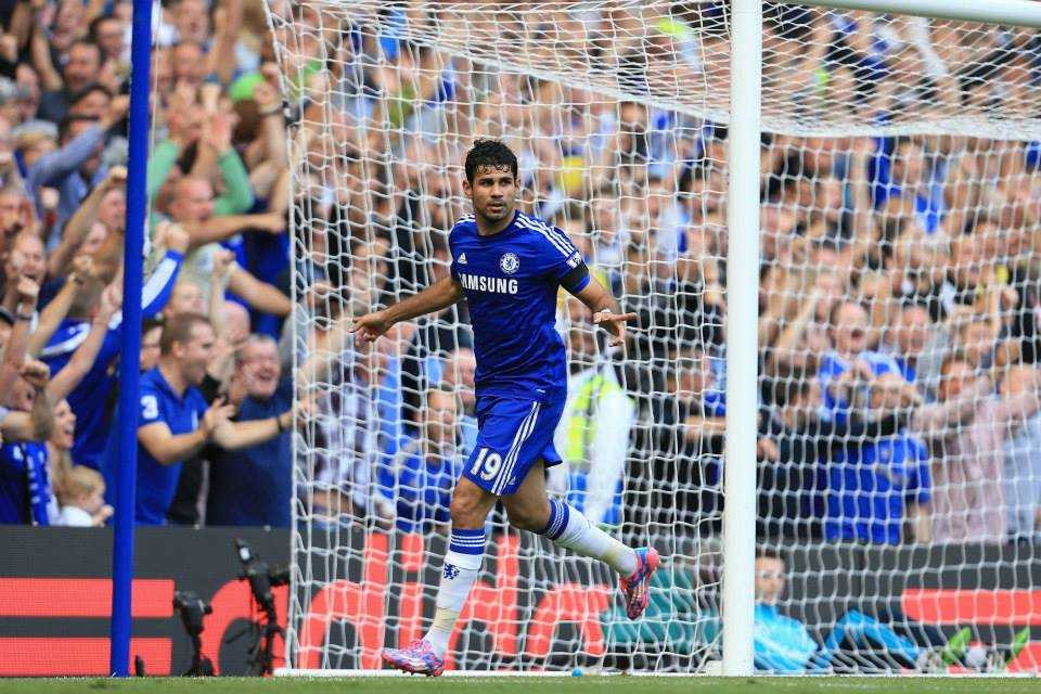Diego Costa đang có hiệu suất 7 bàn/4 trận ở Premier League