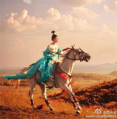 Vẻ mong manh như sương mai của Phạm Băng Băng khi vào vai Võ Tắc Thiên giai đoạn thiếu nữ.