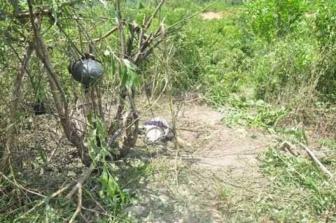 Đà Nẵng, Cưa đầu đạn, hai người chết, không toàn thây, nổ lớn, bom mìn