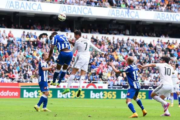 Pha đánh đầu ghi bàn mở tỉ số của Cristiano Ronaldo