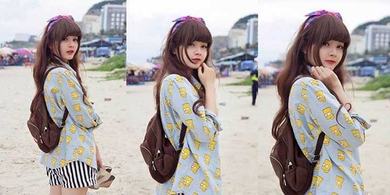 Cùng với hot girl bánh tráng trộn, hot girl ảnh thẻ - Lan Hương là một trong những gương mặt lọt vào danh sách 'Những bạn trẻ bất ngờ nổi tiếng chỉ sau một đêm' của năm 2013.