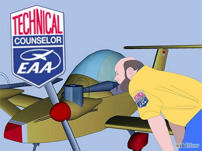 Bước 15: Nên mời một chuyên gia hàng không đến xem, nhận xét mỗi khi hoàn tất một công đoạn nào đó.