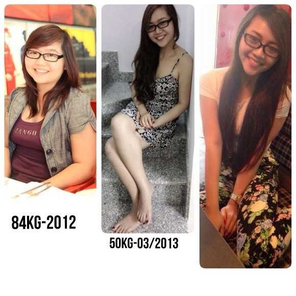 Nhờ giảm cân, nữ sinh Việt từ 'vịt hóa thiên nga'