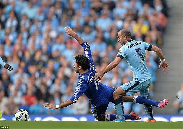 Cả hai đội có một trận đấu kịch tính. Bắt nguồn từ tấm thẻ đỏ của Zabaleta