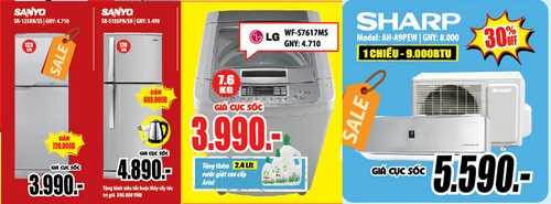 7 ngày cuối cùng xả hàng hè không lợi nhuận tại MediaMart