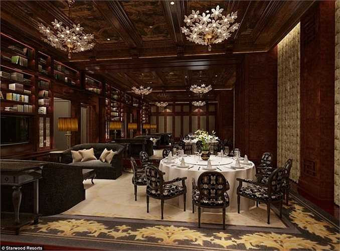 Có 3 nhà hàng và 2 phòng thư giãn dành cho khách muốn tận hưởng một buổi tối êm đềm.