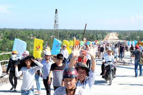 Hợp long, cầu dầm liên tục, lớn nhất, miền Trung, Cửa Đại, Hội An, Quảng Nam