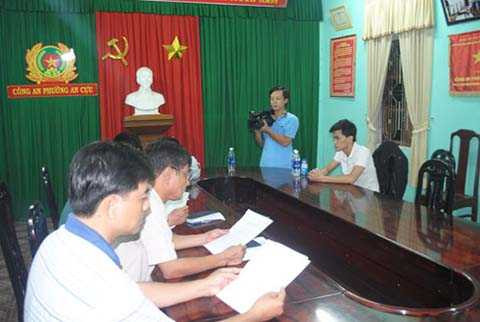 nam thanh niên, không chế người yêu, TP. Huế, Cơ quan Công an