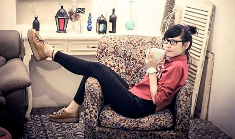 Tit Hamita Hàn Thanh Thùy hiện là sinh viên năm 2, khoa Kế toán, Đại học Công đoàn 