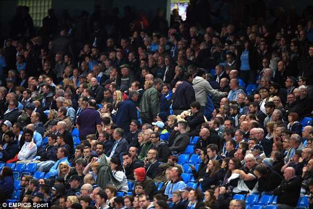 CĐV Man City kém cuồng nhiệt ngay cả khi đội bóng của họ thi đấu ở Champions League