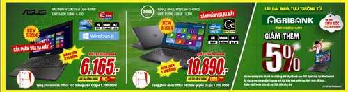 Hàng điện máy “trượt giá không phanh”