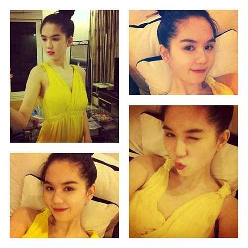 Những hình ảnh này không hoàn hảo, nhưng trông Ngọc Trinh thân thiện và gần gũi hơn