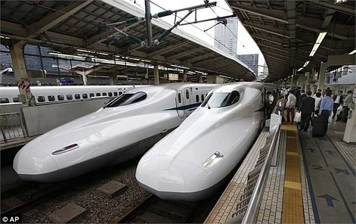 Trong 10 năm đầu, tốc độ của Shinkansen chỉ đạt 210km/h. Việc nâng tốc độ không thể nhanh hơn vì phụ thuộc hạ tầng. Ngày nay, tốc độ của khai thác tàu điện hàng ngày trên tuyến đường nối Tokyo và Osaka là 300km/h