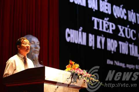 Đà Nẵng, tiếp xúc, cử tri, Nguyễn Bá Thanh, ông Thanh, Quốc hội