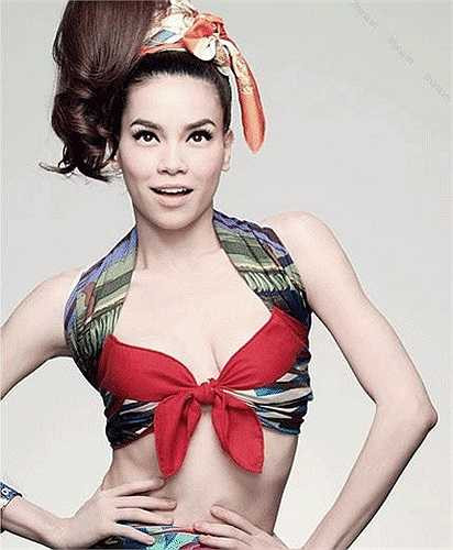 Hiếm hoi lắm người ta mới thấy Hồ Ngọc Hà diện bikini bên con trai, hay thực hiện bộ ảnh thời trang thiếu vải.