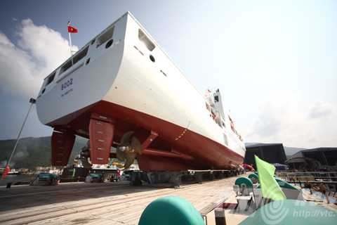 Hạ thủy, tàu CSB, Cảnh sát biển, hiện đại nhất, Việt Nam, CSB 8002, Sông Thu