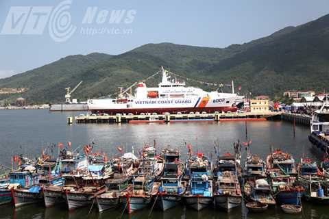 Hạ thủy, tàu CSB, Cảnh sát biển, hiện đại nhất, Việt Nam, CSB 8002, Sông Thu