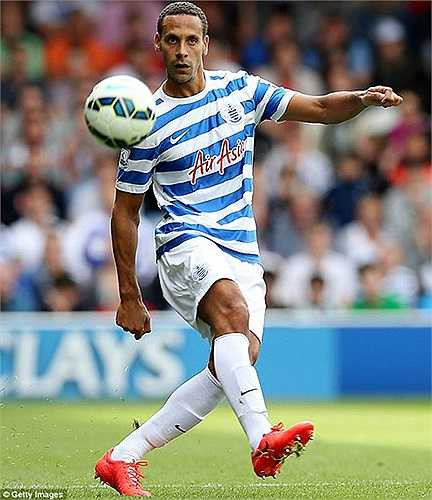 Tệ chẳng kém người đồng đội cũ, Rio Ferdinand góp mặt trong cả 6 trận đầu mùa của QPR, và chịu trách nhiệm chính trong 13 bàn thua của đội bóng xứ Wales tại Premier League