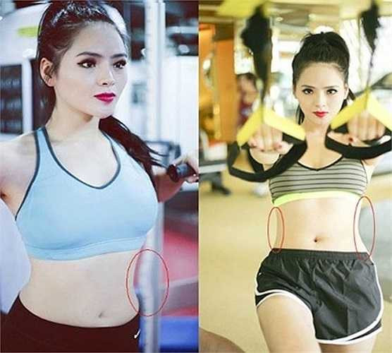 Vòng eo của Lại Hương Thảo cũng được photoshop không khéo, khiến độc giả có thể dễ dàng nhận ra. 