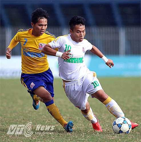 Chính 'Ronaldo Việt' là người đã góp công trong cả 5 bàn của đội bóng xứ Nghệ ở giải này