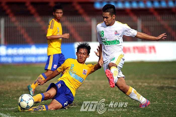 Cùng với 1 bàn của Võ Lý, đội bóng xứ Nghệ đại thắng đối thủ với tỷ số 3-0