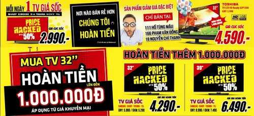 Media Mart trượt giá không phanh – bùng nổ khuyến mại