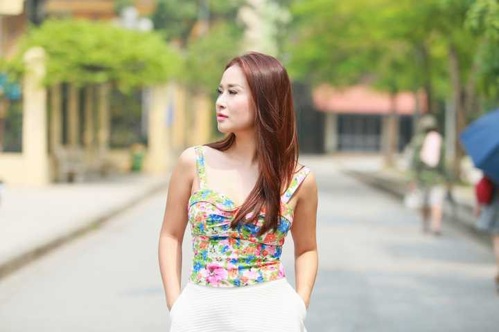 Vẻ đẹp ngọt ngào của Lam Anh thu hút khá nhiều sự chú ý của khán giả Hà thành.