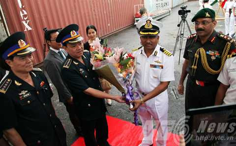 Tàu Ấn Độ, cảnh sát biển, bảo vệ bờ biển, Đà Nẵng, tuần duyên