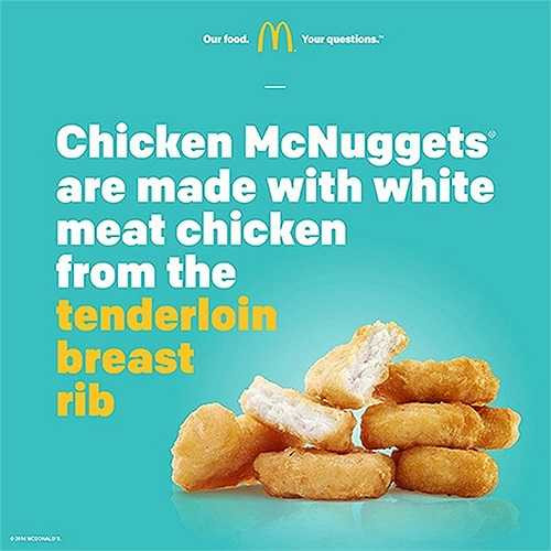 Theo đại diện công ty, mỗi ngày, McDonald tại Mỹ chế biến hơn 180 tấn thịt các loại.