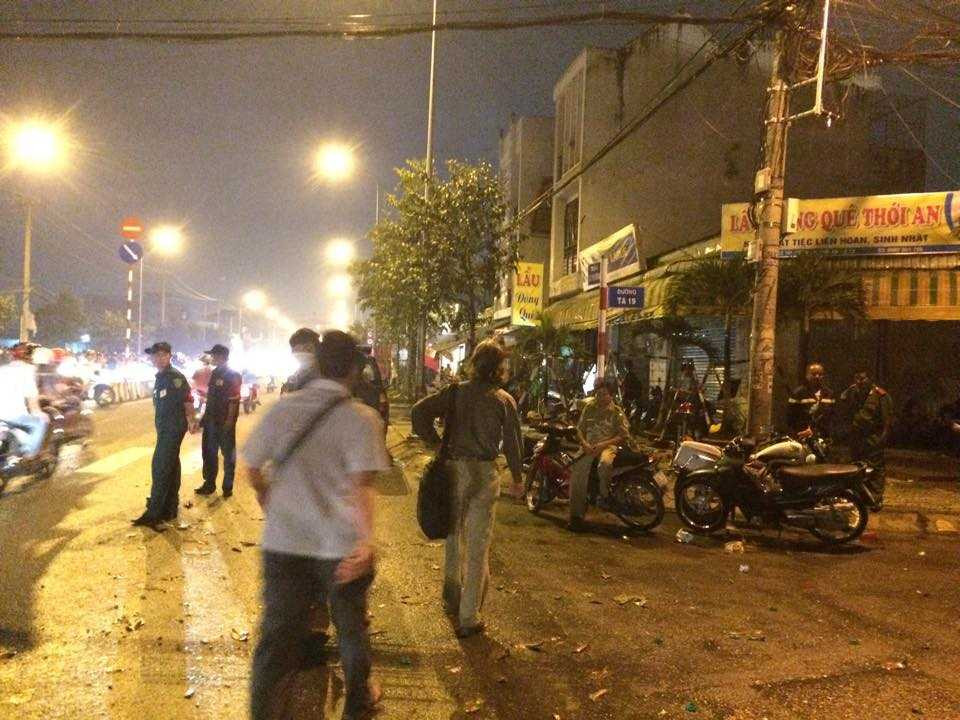 Đang tìm nạn nhận vụ nổ rung chuyển giữa TP.HCM