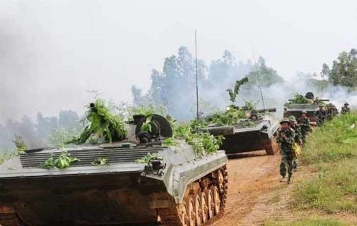 Huấn luyện hiệp đồng. 