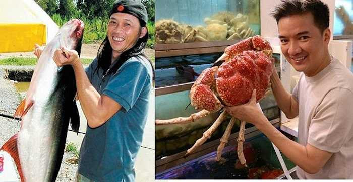 Hoài Linh rất thích câu cá, vì nơi đây anh tìm thấy sự tĩnh lặng trong tâm hồn. Đàm Vĩnh Hưng cũng mở cửa hàng kinh doanh về ngành hải sản. 'Ông trời ban cho tôi cơ hội, cho tôi nhận được muôn vàn tình thương yêu của khán giả. Dìu tôi từ một tay lái buôn tầm thường trở thành một nghệ sỹ hài nổi tiếng, được làm công việc ý nghĩa là đem lại tiếng cười cho khán giả. Như thế là quá đủ với tôi', Hoài Linh tâm sự. Theo Zing