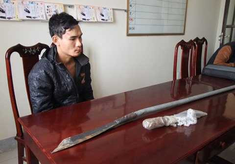 Công an huyện Thạnh Hà, Hà Tĩnh, mã tấu tự tạo, trả thù