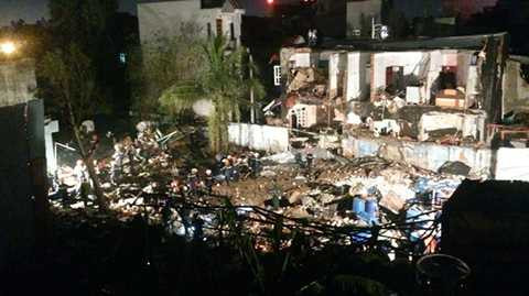 vụ nổ ở Sài Gòn, Q12.TP.HCM, đưa đi giám định, lực lượng cứu hộ