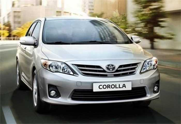 1. Toyota Corolla. Doanh số: 37,5 triệu xe. Ra đời năm 1966, đến 1977 lần đầu đạt danh hiệu xe bán chạy nhất thế giới. Hiện xe đang ở thế hệ thứ 11 ra mắt từ cuối năm 2013, tại thị trường ASEAN xe có tên là Altis. (Theo VNE)