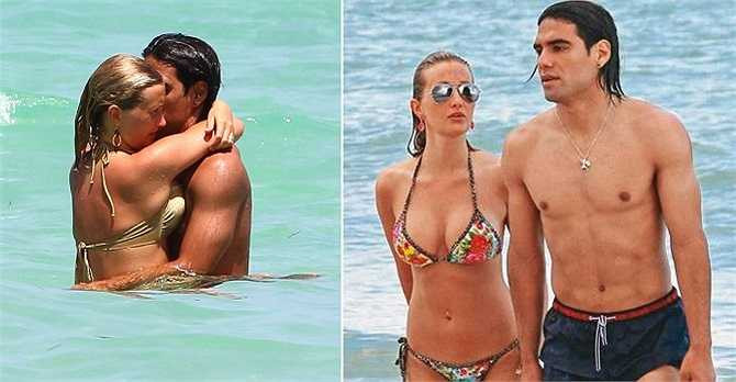 Những hình ảnh tình tứ của vợ chồng nhà Falcao trong các kì nghỉ. 