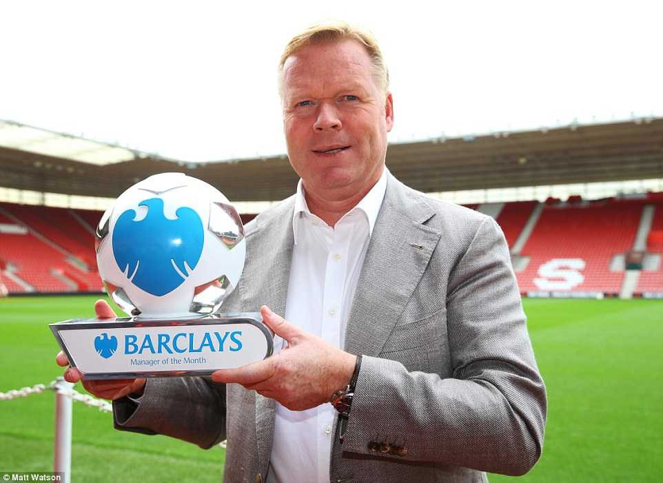 Ronald Koeman xứng danh HLV xuất sắc nhất tháng 9 Premier League