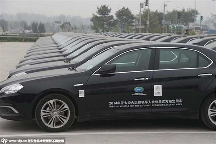 Ngoài xe Hồng kỳ cho lễ đón chính thức, những chiếc xe nội địa Trung Quốc này sẽ là phương tiện chuyên chở chính thức dành cho các nguyên thủ và lãnh đạo cấp cao dự sự kiện vào đầu tháng 11/2014 ở Bắc Kinh.