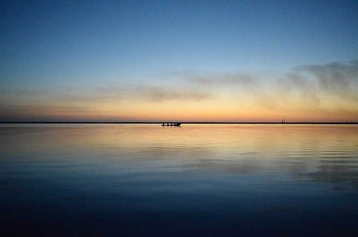 Dòng sông Astrakhan vào mùa thu